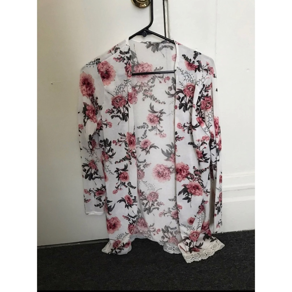 Floral cardigan